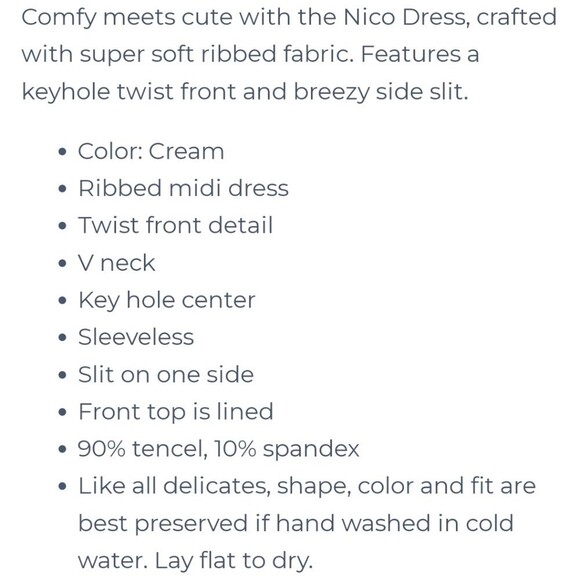 L Space Nico Ribbed Fabric Twisted Front Stretchy Midi Dress With Side Split - Picture 6 of 6